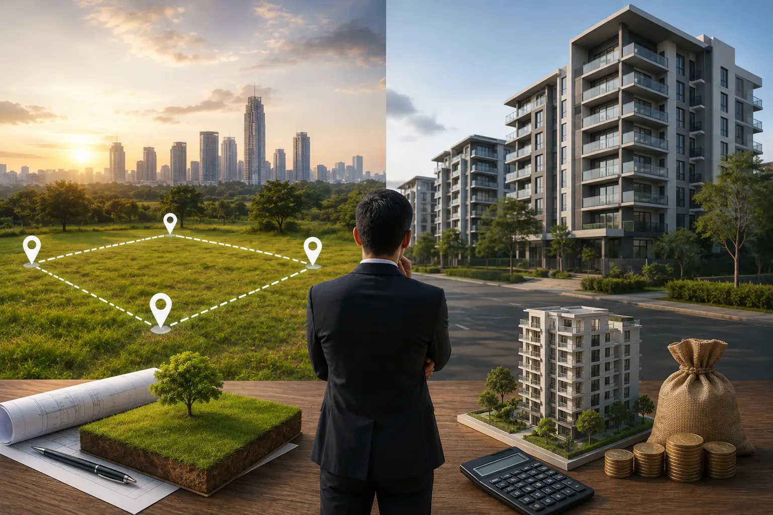 Plot vs Flat in Dholera Smart City Which Is a Better Investment